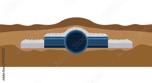 Underground pipe construction and infrastructure development with protective casing