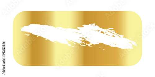 Vector artGolden scratch card surface with scraped texture. Shiny metallic scratchcard, lotto winner, money prize or sale coupon template isolated on white background.