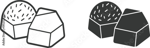 Salt and pepper shakers vector icon set, condiment seasoning containers outline and solid style, kitchen spice tableware illustration