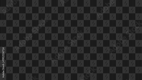 Dark Checkered Pattern Background vector illustration