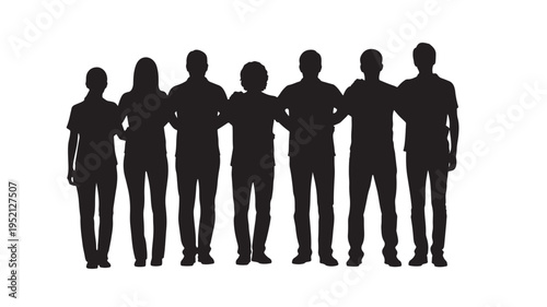 Businessman Silhouette Jumping over a Gap Between Cliffs Representing Risk Taking and Career Growth Concept