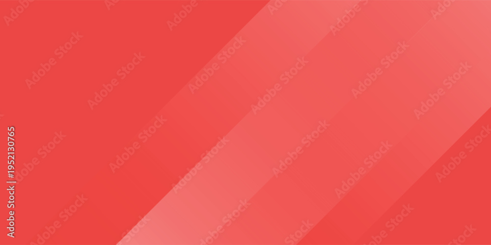 Fototapeta premium Abstract background with vibrant red and coral diagonal overlapping layers.