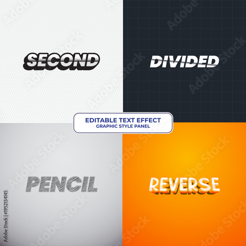 Versatile Editable Text Effects Collection - Graphic Style Panel