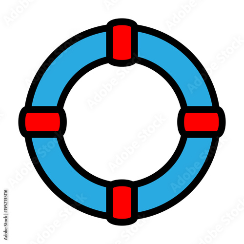 Rescue Care Vector Filled Icon Design