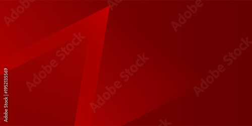 Abstract Red Geometric Background with Diagonal Shapes and Layers. Modern creative trendy design in vector illustration