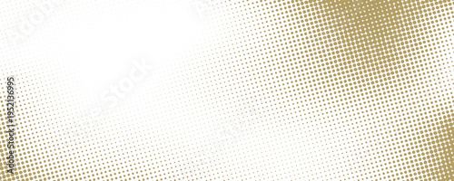 Beige color halftone grain texture. Fading dotted gradient pattern background. Pixelated cartoon overlay backdrop. Raster comic pop art gradation wallpaper. Vanish khaki wavy noise cover. Vector