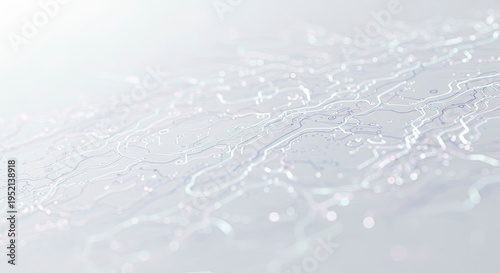 Abstract Digital Circuit Board Network Background