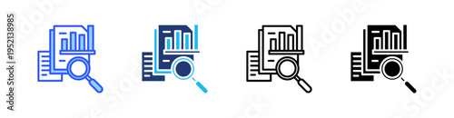 Exploration Multi Style Icon Set Vector 