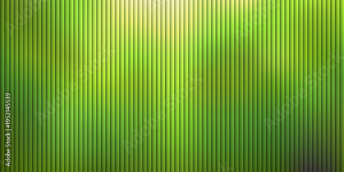Dark green neon gradient ribbed glass. Vector ribbed glass texture background. Mesh gradient. acrylic ribbed bath surface. Reeded glass background semitransparent overlay. Bath wall window