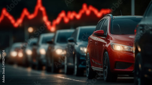 Red Car at the Front: A viv...