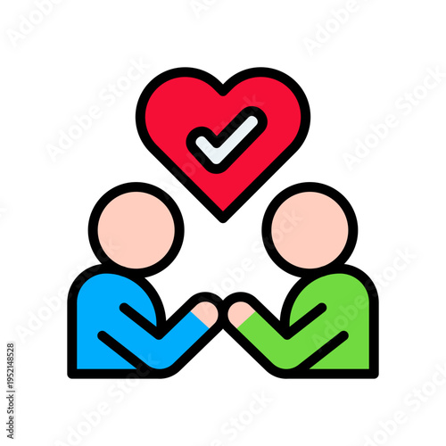 Respect lineal color icon