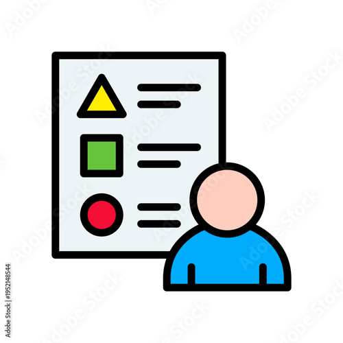 Duty lineal color icon