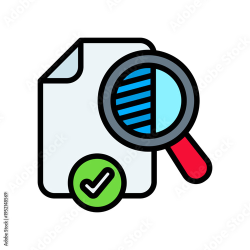 Transparency lineal color icon