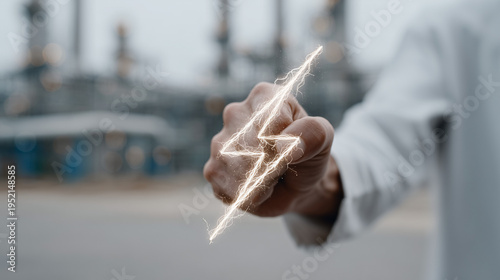 Empowering Energy: A hand c...