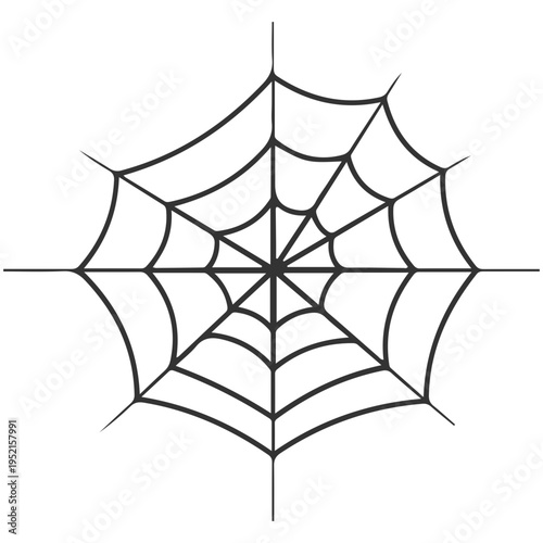 Realistic spider web vector illustration set isolated on transparent background. Creepy cobweb corner decoration for Halloween design, spooky gothic gothic aesthetic, hand-drawn net pattern graphic.