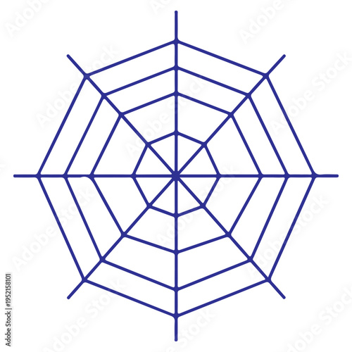 Realistic spider web vector illustration set isolated on transparent background. Creepy cobweb corner decoration for Halloween design, spooky gothic gothic aesthetic, hand-drawn net pattern graphic.