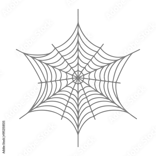 Realistic spider web vector illustration set isolated on transparent background. Creepy cobweb corner decoration for Halloween design, spooky gothic gothic aesthetic, hand-drawn net pattern graphic.