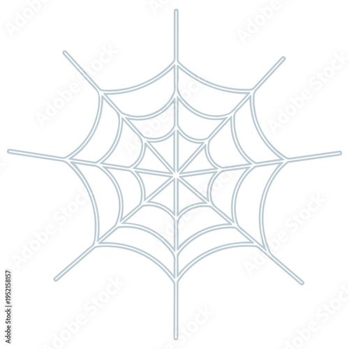 Realistic spider web vector illustration set isolated on transparent background. Creepy cobweb corner decoration for Halloween design, spooky gothic gothic aesthetic, hand-drawn net pattern graphic.