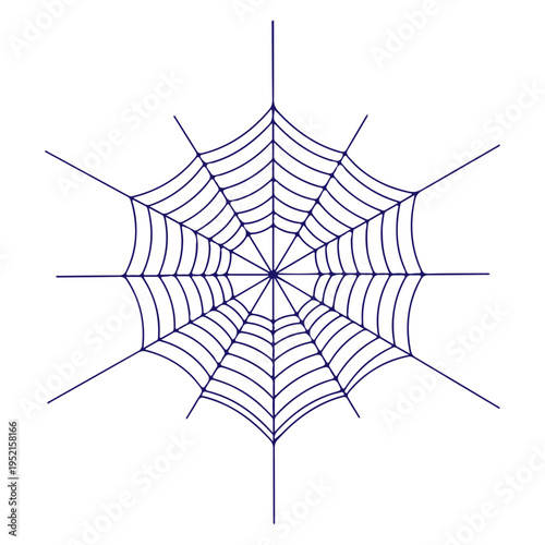 Realistic spider web vector illustration set isolated on transparent background. Creepy cobweb corner decoration for Halloween design, spooky gothic gothic aesthetic, hand-drawn net pattern graphic.