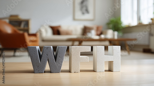 WFH on Display: A close-up ...
