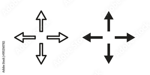 Drag icon in black and white. clipart and line style icons