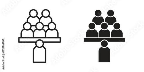 Committee icon set, logo vector eps10