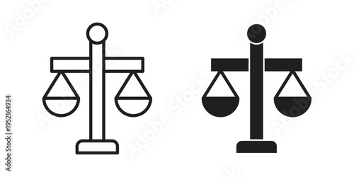 Compare icon set, logo vector eps10