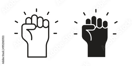 Empowerment icon set, logo vector eps10