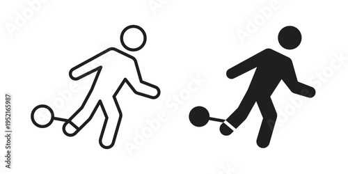 Escape icon set, logo vector eps10