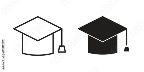 Education icon collection vector illustrations, Vector pictogram
