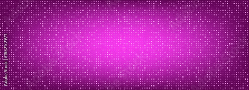 Magenta glowing square pixel pattern. Dark pink mosaic texture backdrop. Abstract sparkling technology grid wallpaper. Geometric vector design science, healthcare, medicine, presentation background