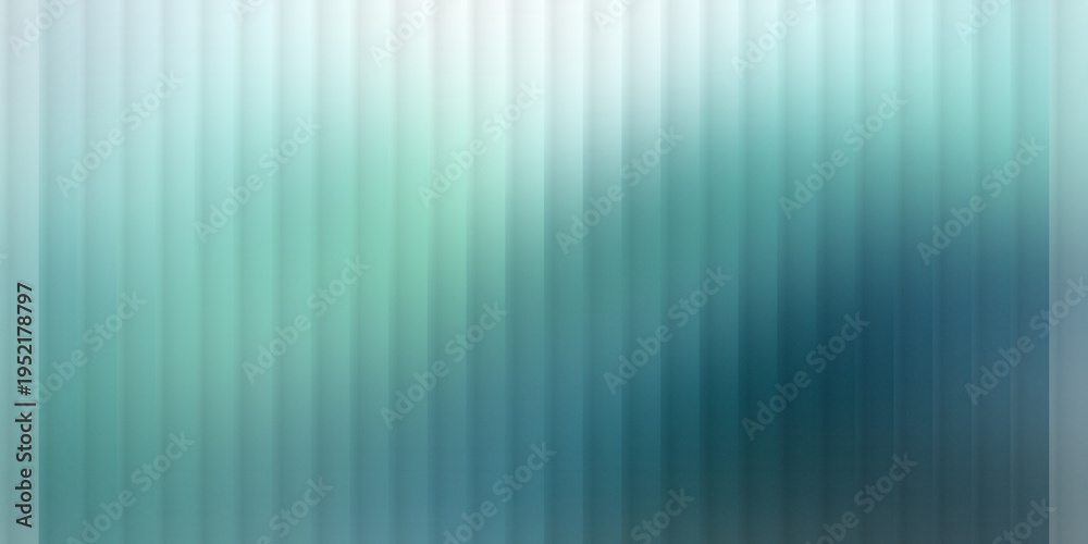 Fototapeta premium Bright emerald gradient vertical lines texture with white light glow
