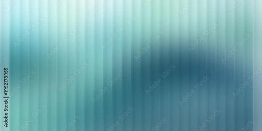 Obraz premium Misty mint wave abstract vertical stripes background with soft light
