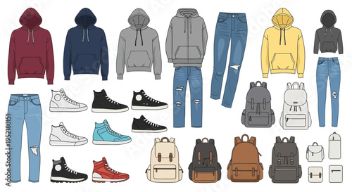 Casual Clothing and Accessories