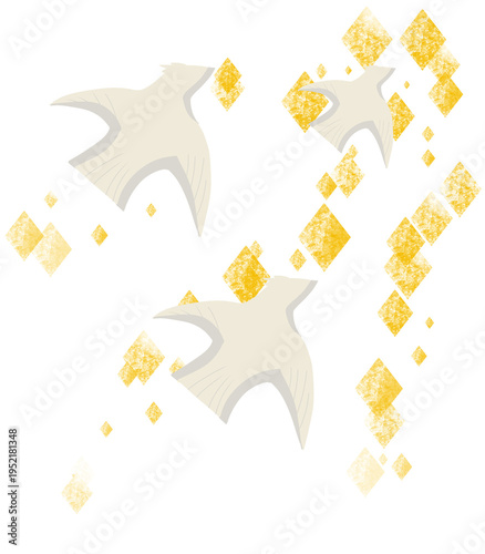 golden dollar symbol holy spirit pigon