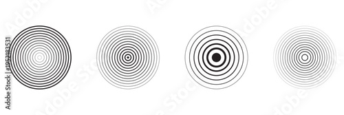 Vector halftone radial radio signal. vector illustration.