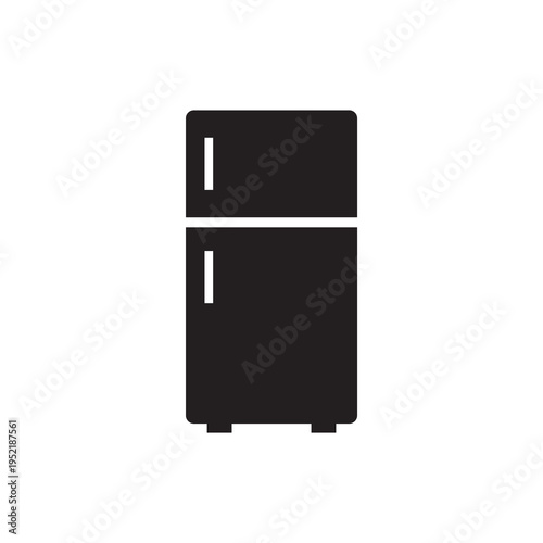 Solid Mini Office Refrigerator Icon for Staff Breakroom