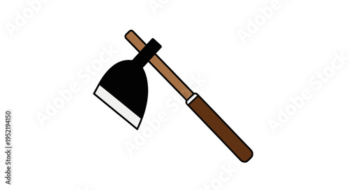 Illustration of Dustpan and Brush Tool.