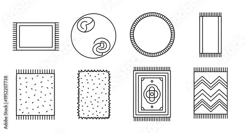 Collection of Various Black and White Frames.