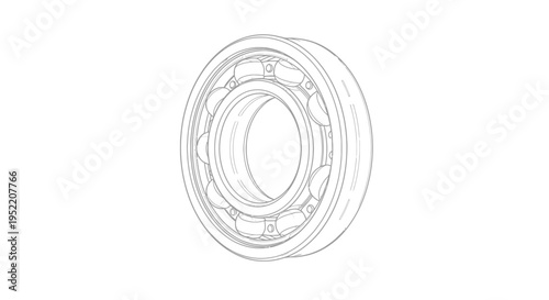 Transparent Plastic Container or Jar Lid Top View.
