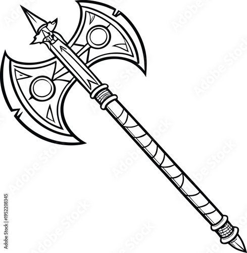 medieval knight with sword