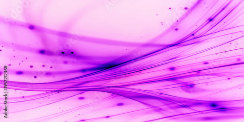 An artistic digital illustration featuring a flowing pattern of abstract pink and purple waves with soft light curves and smoke-like textures on a motion-filled backdrop