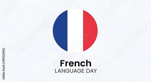 French language day logo with blue white and red colors Free Download French language day logo with blue white and red colors - GFXLoad