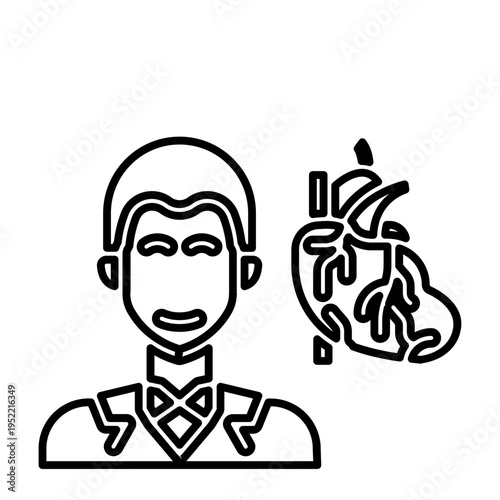 Heart specialist icon