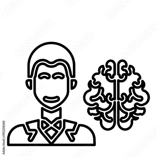 Brain specialist icon