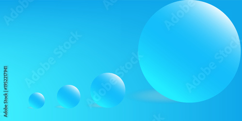 Abstract geometric background gradient soft light blue bokeh for Graphic Business background hitech technology digital design illustration web template background backdrop desktop wallpaper bubble