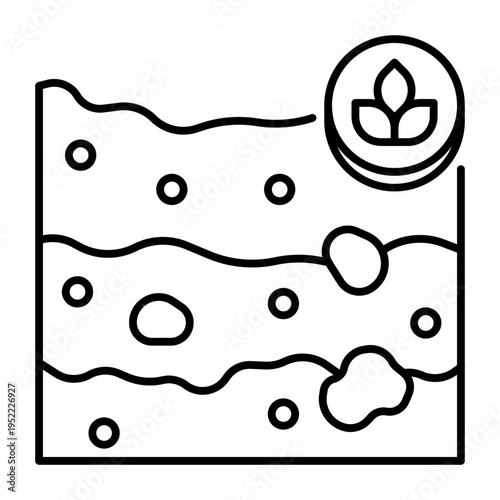 This Soil icon is suitable for gardening, etc