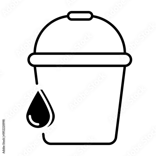 This Bucket icon is suitable for gardening, etc