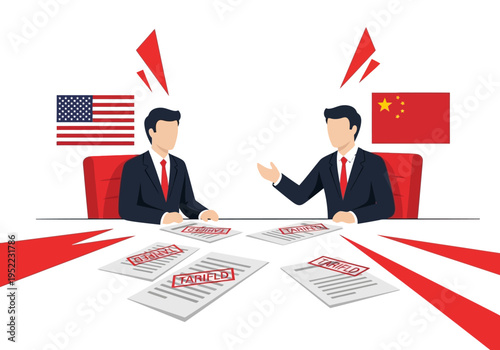 US China relations Diplomacy, trade talks, and international agreement negotiations