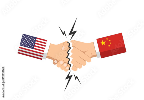 Geopolitical Tensions and Economic Friction Between the United States and China Illustrated